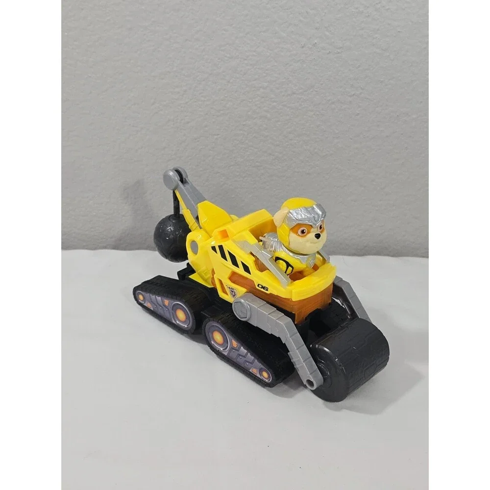 Paw Patrol Mighty Movie Rubble with Figure Bulldozer Wrecking Ball Lights Sounds
